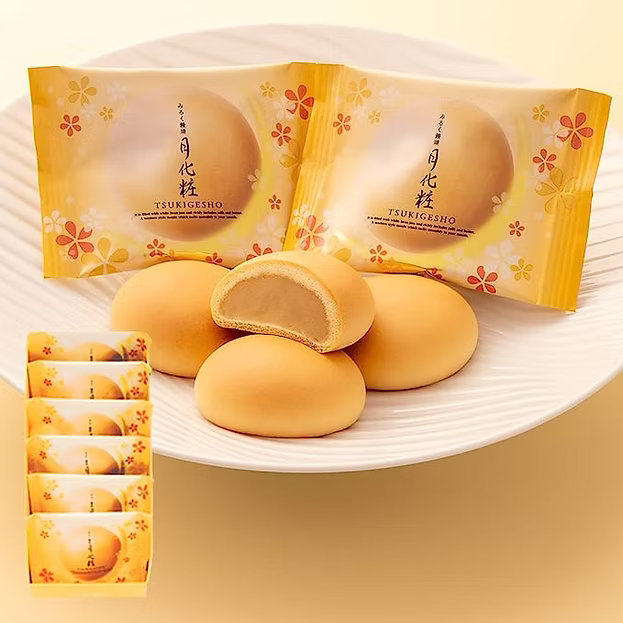 Tsukigesho Manju (Moon MakeUp) Best Japanese sweets