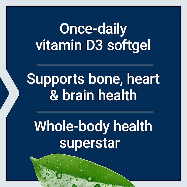 Life Extension Vitamin D3 – 5000 IU Per Capsule, 60 Capsules