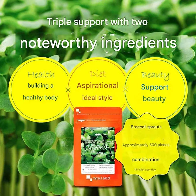 Ogaland Broccoli Sprout – 60 Tablets (Approx. 1-Month Supply)