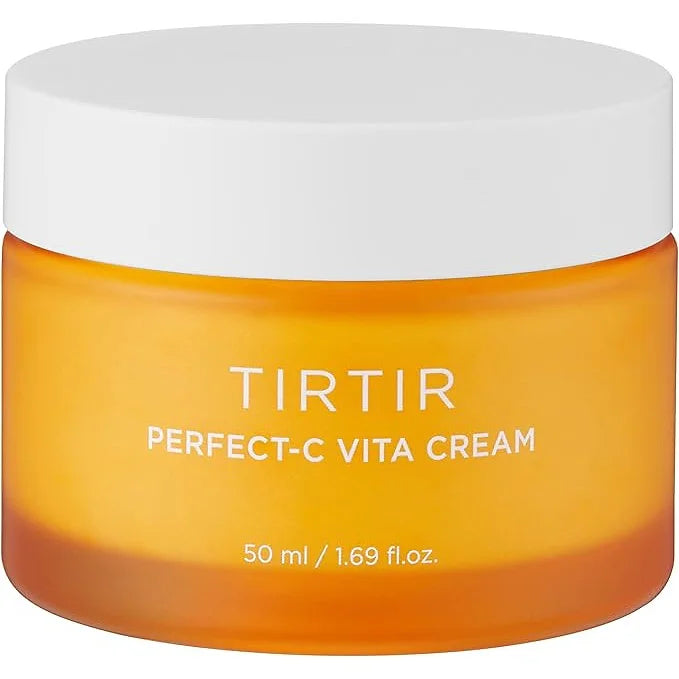 TIRTIRPerfect-C Vita Cream is a brightening and moisturizing face cream enriched with vitamin C to improve skin radiance, even tone, and help protect against environmental stress, including UV-related damage.