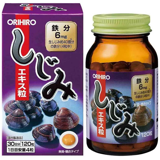 ORIHIRO Shijimi Extract Tablets - 120 Tablets