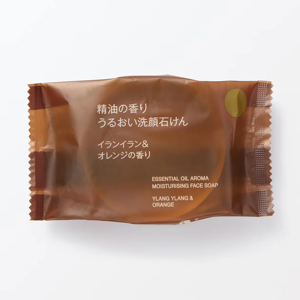 The Muji Essential Oil Scent Moisturizing Facial Cleansing Soap is a natural soap enriched with 100% naturally derived ingredients.