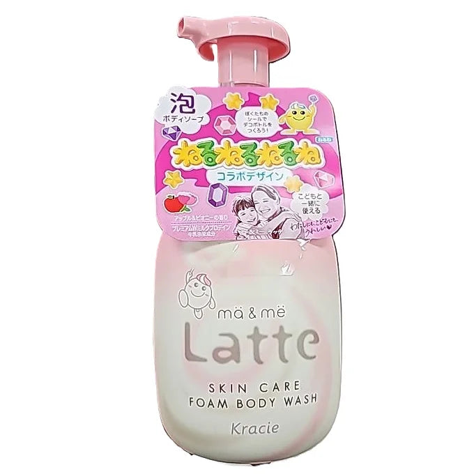 Kracie Ma & Me Latte Skin Care Foam Body Wash – 400 ml
