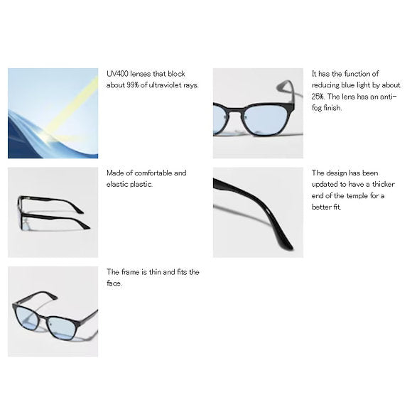 U Sunglasses / Square 481637 Japan Best Brand