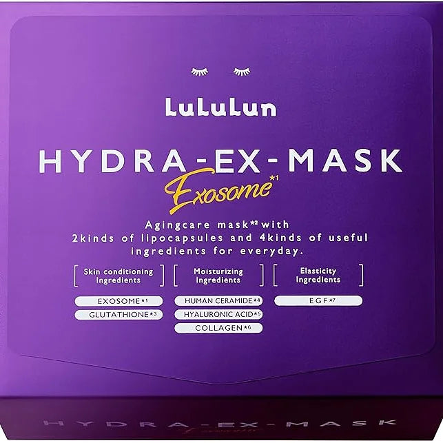 LuLuLun Hydra-EX Mask (Exosome Technology Japan) - 28 Sheets