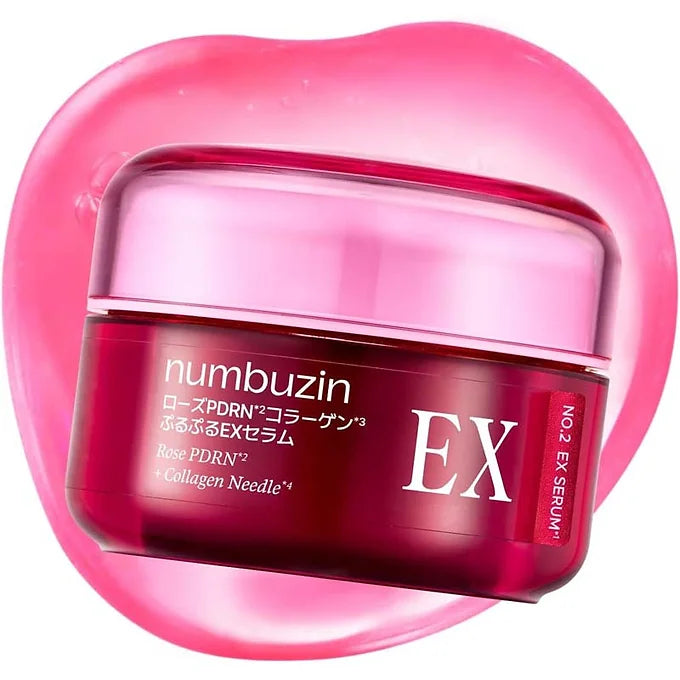 Numbuzin No.2 Rose PDRN Collagen Purupuru EX Serum 30 ml (1.1 fl oz)