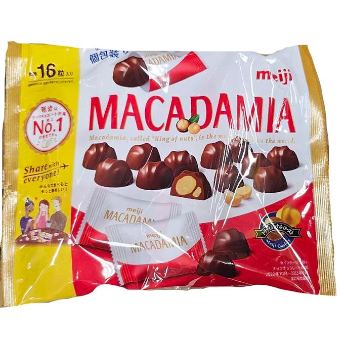 Meiji Macadamia Chocolate, 16 Pieces