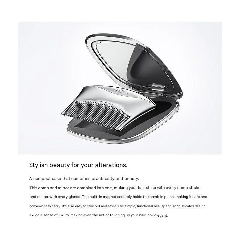 ReFa MARQUISE Compact – Comb & Mirror Set with Magnetic Case