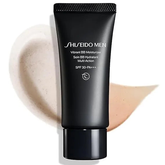 The SHISEIDO MEN Vibrant BB Moisturizer is an all-in-one BB cream that instantly enhances the appearance of men’s skin with a bright, healthy, and refreshed look.