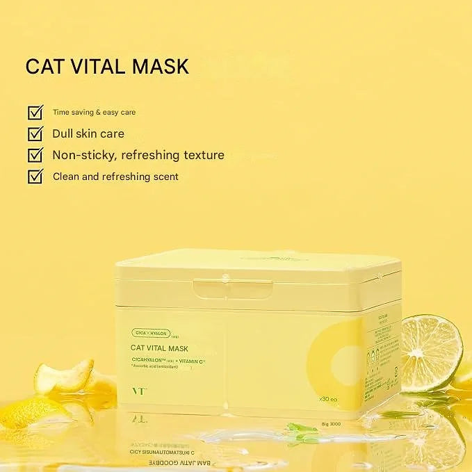 VT COSMETICS Cica Vital Daily Sheet Mask 30 sheets