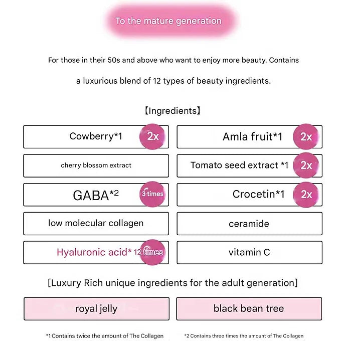 The Collagen Luxe Rich Drink – 10 Bottles (50mL Each) by Shiseido