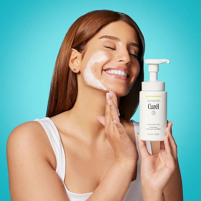 Oil Control Foaming Face Wash CUREL