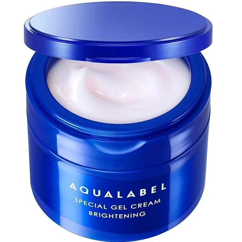 The Aqua Label Special Gel Cream (Brightening) is a multifunctional all-in-one skincare solution designed to deliver hydration, radiance, and brightening benefits in one simple step. 