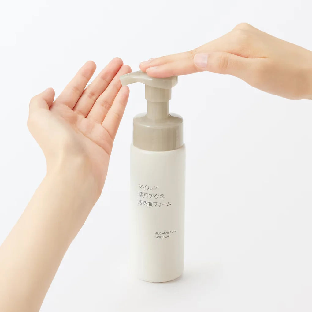 Muji Mild Medicated Acne Foam Facial Cleanser
