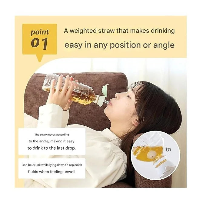 Edison Mama Anomaru Plastic Bottle Straw, For Ages 1 Year, Dishwasher Safe