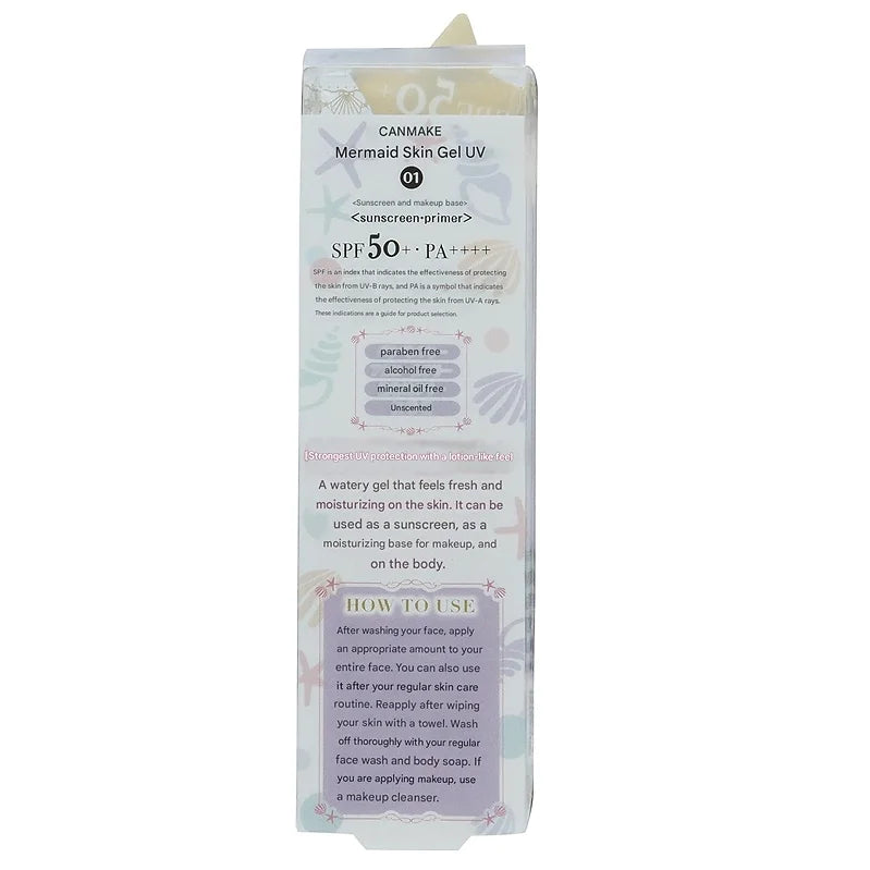 Canmake Mermaid Skin Gel UV 01 – SPF50+ PA++++ – 40g