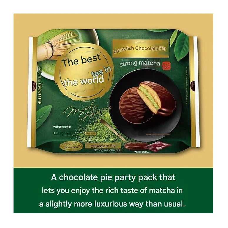 Lotte Choco Pie Party Pack | Teamaker's Masterpiece Dark Matcha