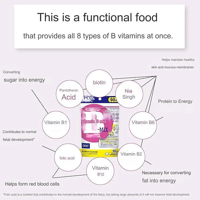 DHC Vitamin B-Mix (90 Days) Japan