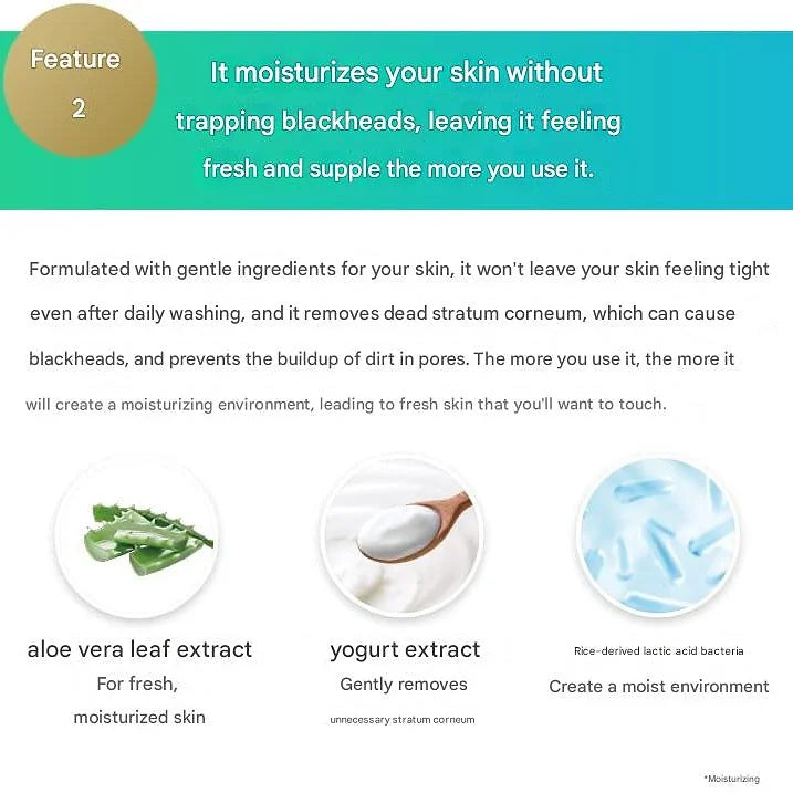 FANCL Mud Gel Facial Cleanser, 4.2 oz (120 g)