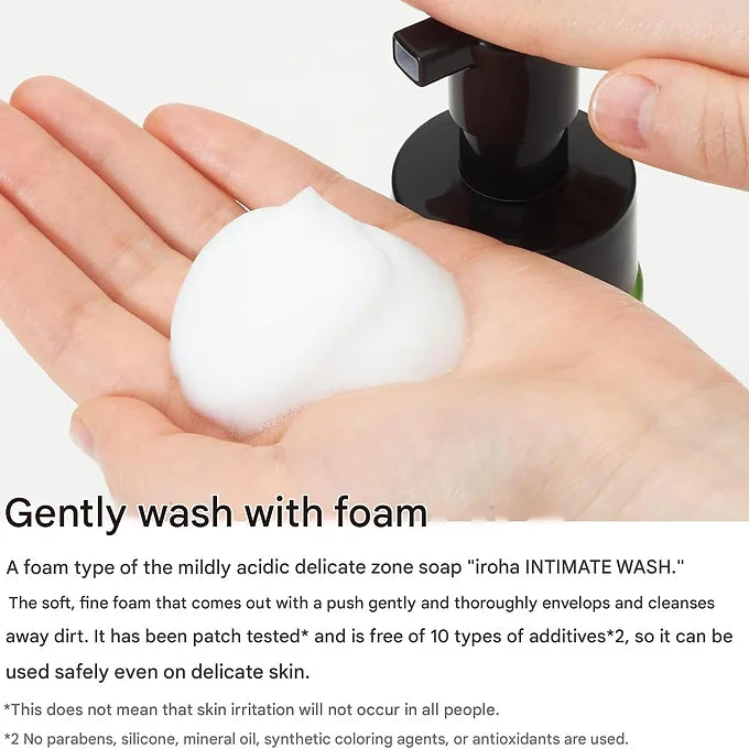 Iroha Intimate Wash Foam Type Refill, Foam Type, 4.5 fl oz (135 ml)