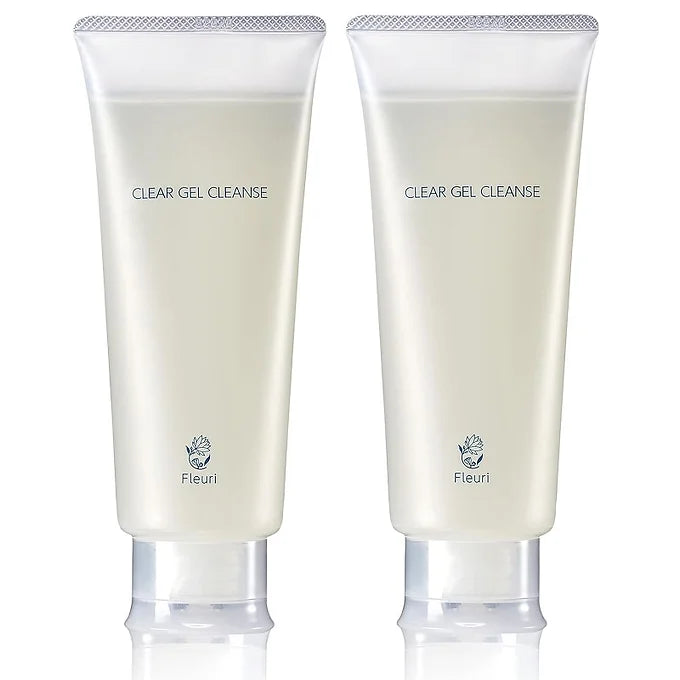 Fleuri Clear Gel Cleanse | Gentle Pore Care Makeup Remover | 5.3 oz (150 g)