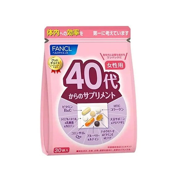 FANCL Vitamin Complex for Women Over 40, 1-Month Supply