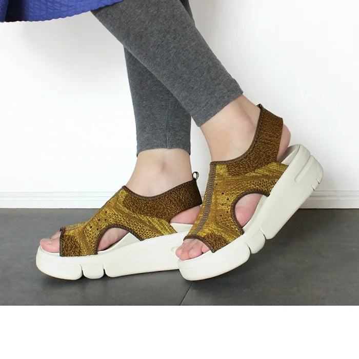 Regetta RE-257 Lightweight Knit Platform Sport Sandals (Women)