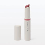 The MUJI Lipstick offers a smooth, moisturizing finish with soft, natural color.
