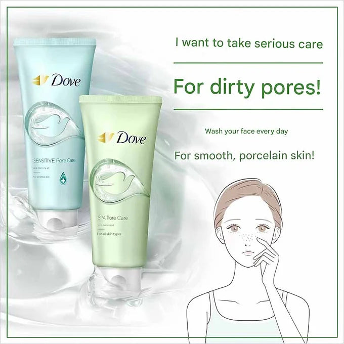 Dove Refreshing Pore Care Facial Cleansing Gel For All Skin Types | 140g