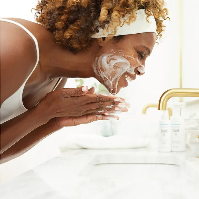 Curél Foaming Facial Wash – Gentle, Hydrating Cleanser for Sensitive Skin