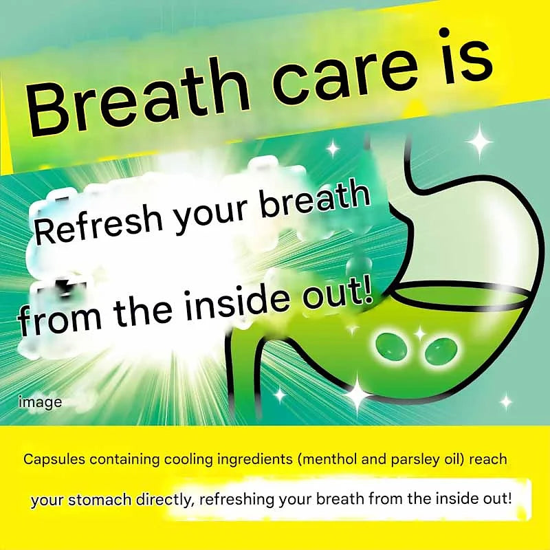 Breath Care Breath Refreshing Capsules – Peach, 100 Tablets x 2 Packs