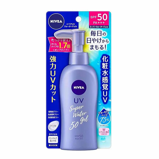 NIVEA Sun Protect Water Gel SPF50 / PA+++ – Pump Bottle 140g
