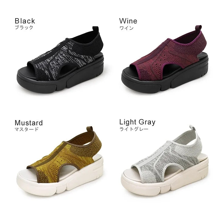 Regetta RE-257 Lightweight Knit Platform Sport Sandals (Women)