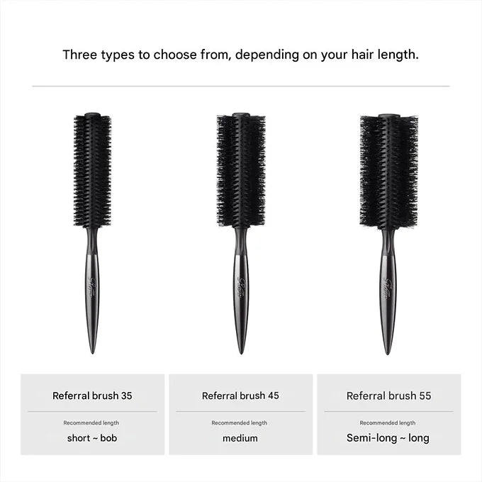 ReFa ROLL BRUSH – Natural Boar Hair Styling Brush (35 / 45 / 55 mm)