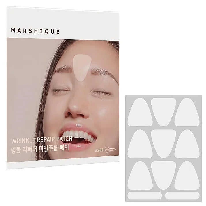 The Marshique Wrinkle Repair Eyebrow Wrinkle Patch is a high-performance anti-aging treatment designed to smooth and firm the delicate skin between and around your brows.