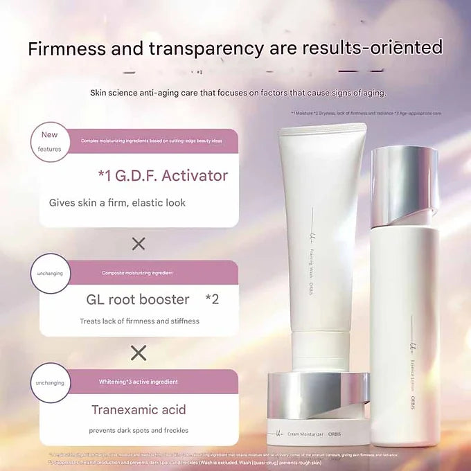 Orbis Yudot Skincare Set – Essence Lotion 6.1 fl oz (180 ml) + Cream Moisturizer