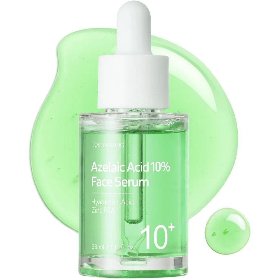 Refine and hydrate your skin with Azelaic Acid 10% Face Serum from TOSOWOONG.