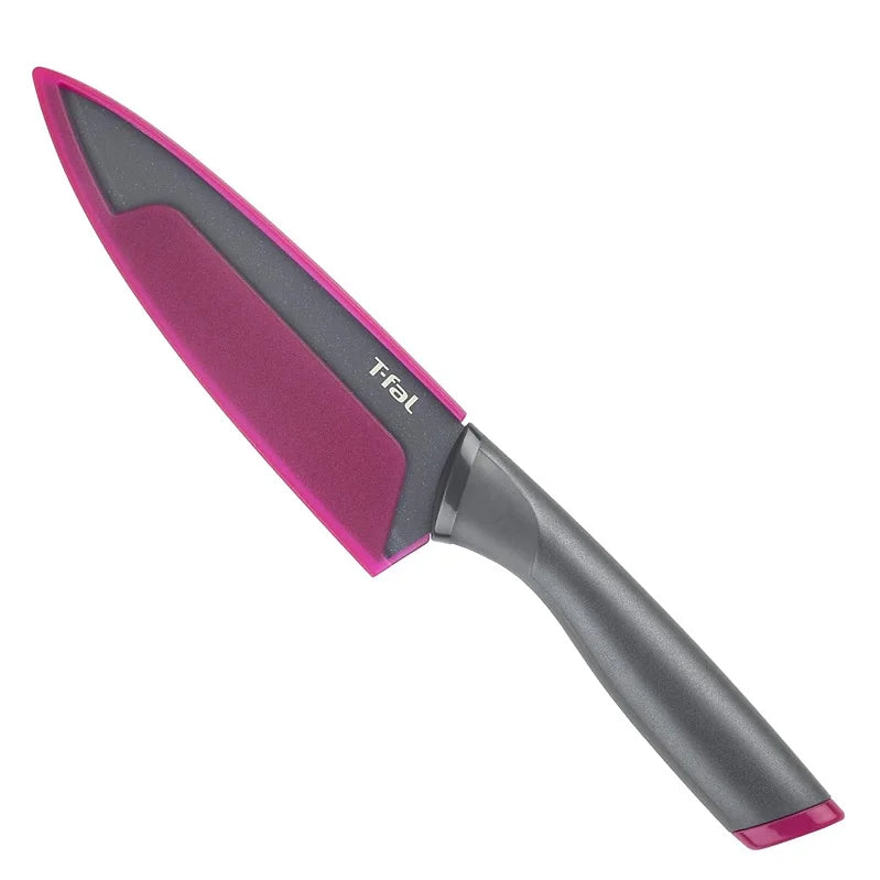 The Tefal Gyuto Knife K13403 is a compact, easy-to-handle chef knife designed for everyday kitchen tasks.