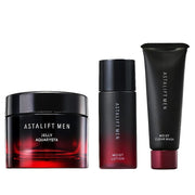 Experience the complete ASTALIFT MEN skincare routine with this limited 3-piece starter set, ideal for travel or as an introduction to the brand’s premium men’s care line.