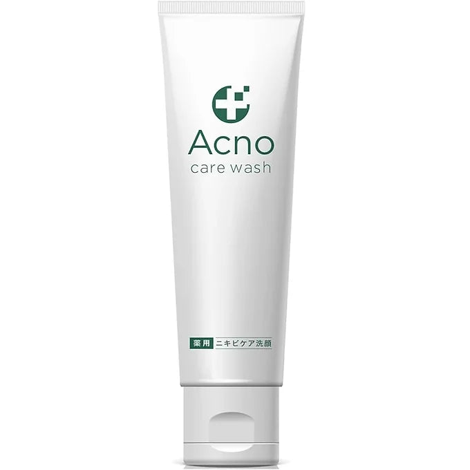 ACNO Medicated Acne Care Wash – Facial Cleansing Foam, 3.5 oz (100 g)