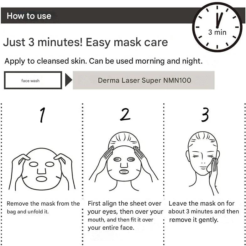 Quality 1st Derma Laser Super VC 100 White Mask – Pack of 7