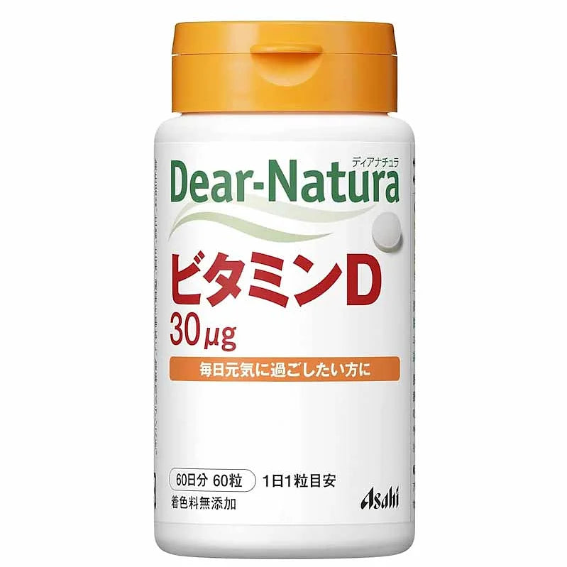 Dear-Natura Asahi Vitamin D, 60 Tablets (60-Day Supply)