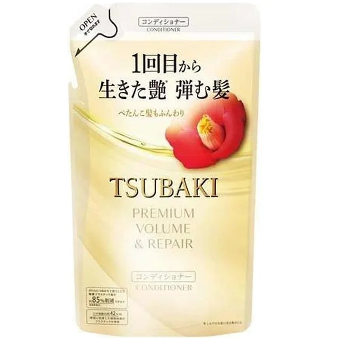 TSUBAKI Premium Volume & Repair Hair Shampoo &  Conditioner 300 ml (10.1 fl oz)