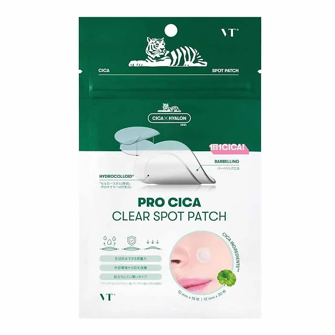 VTCOSMETICS VT Spot Patch – Pro CICA Clear Spot Patch | 3 Types