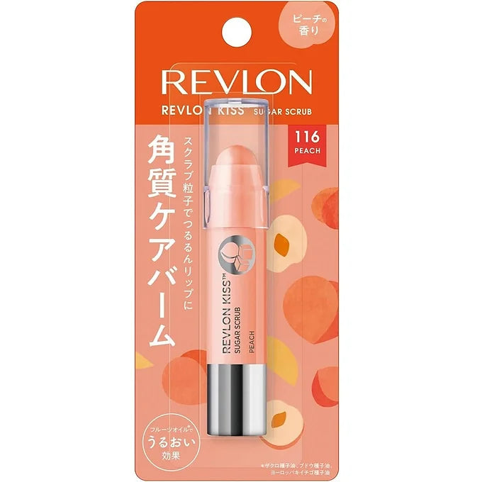 Revlon Kiss Sugar Scrub – Moisturizing Exfoliating Lip Care Stick (2.6 g)