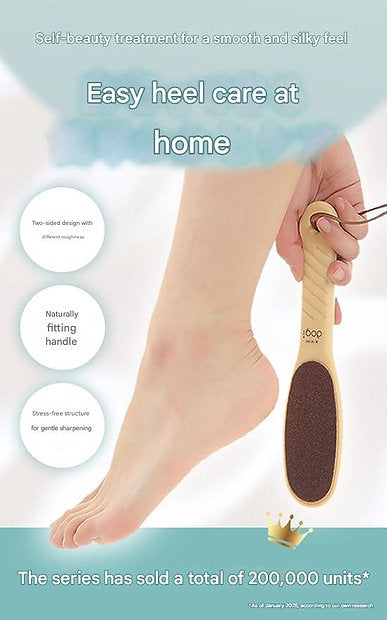 Aogi Heel File – Professional Double-Sided Foot Exfoliating Tool (120/220 Grit)