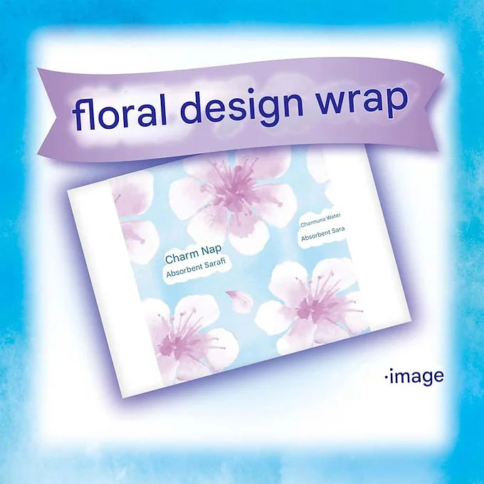 Charm Nap Absorbent Pads – Light Flow, Patchouli Scent, 15 cc, 19 cm, 66 Count