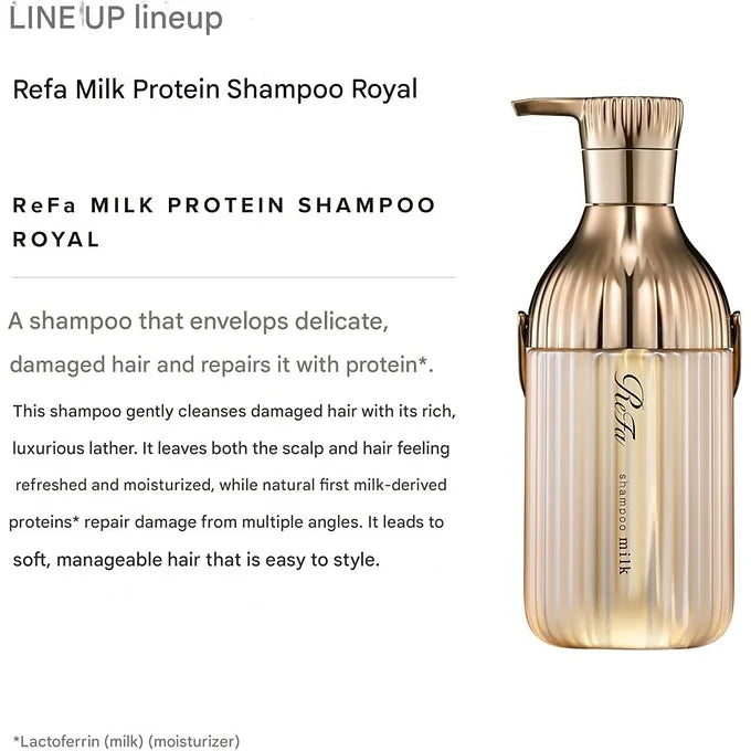 ReFa MILK PROTEIN Royal Shampoo & Treatment Set – Premium Repair