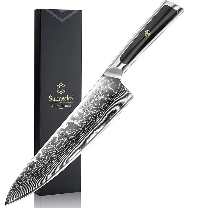 The Sunnecko Chef’s Knife (Gyuto) is a versatile, professional-style kitchen knife designed for everyday home use and special occasions alike.