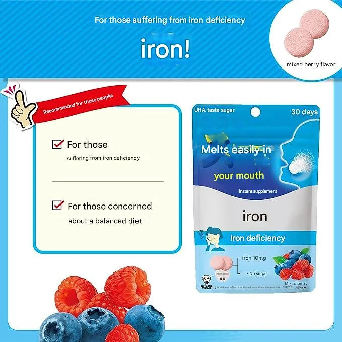 UHA Mikakuto Instant Supplement – Iron (30-Day Supply)
